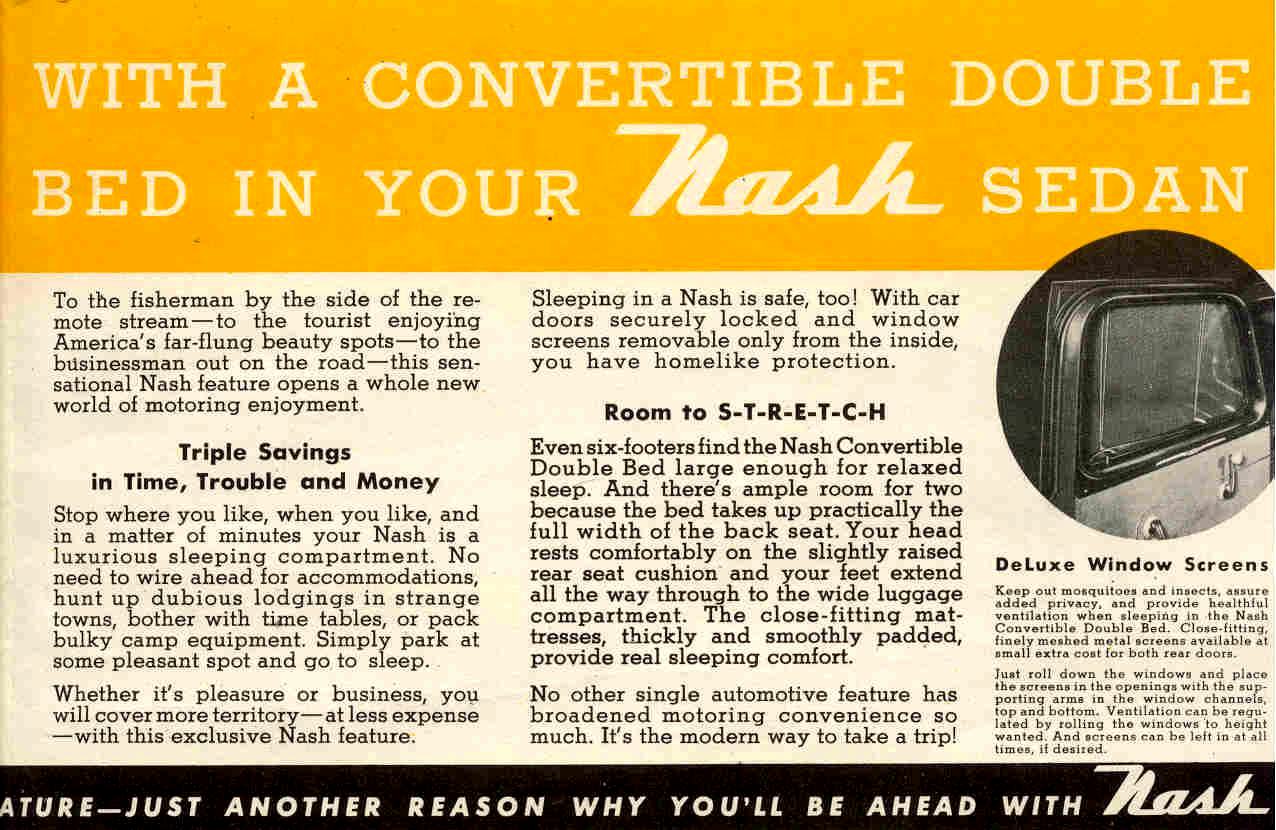 1947 Nash Bed Booklet Page 1